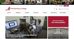 Desktop Screenshot of muhlenberg.edu